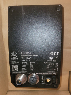 O3M161 03MX00KG/CAN/E3/GM/95 IFM ELECTRONIC LIDAR SENSOR UNIT NEW
