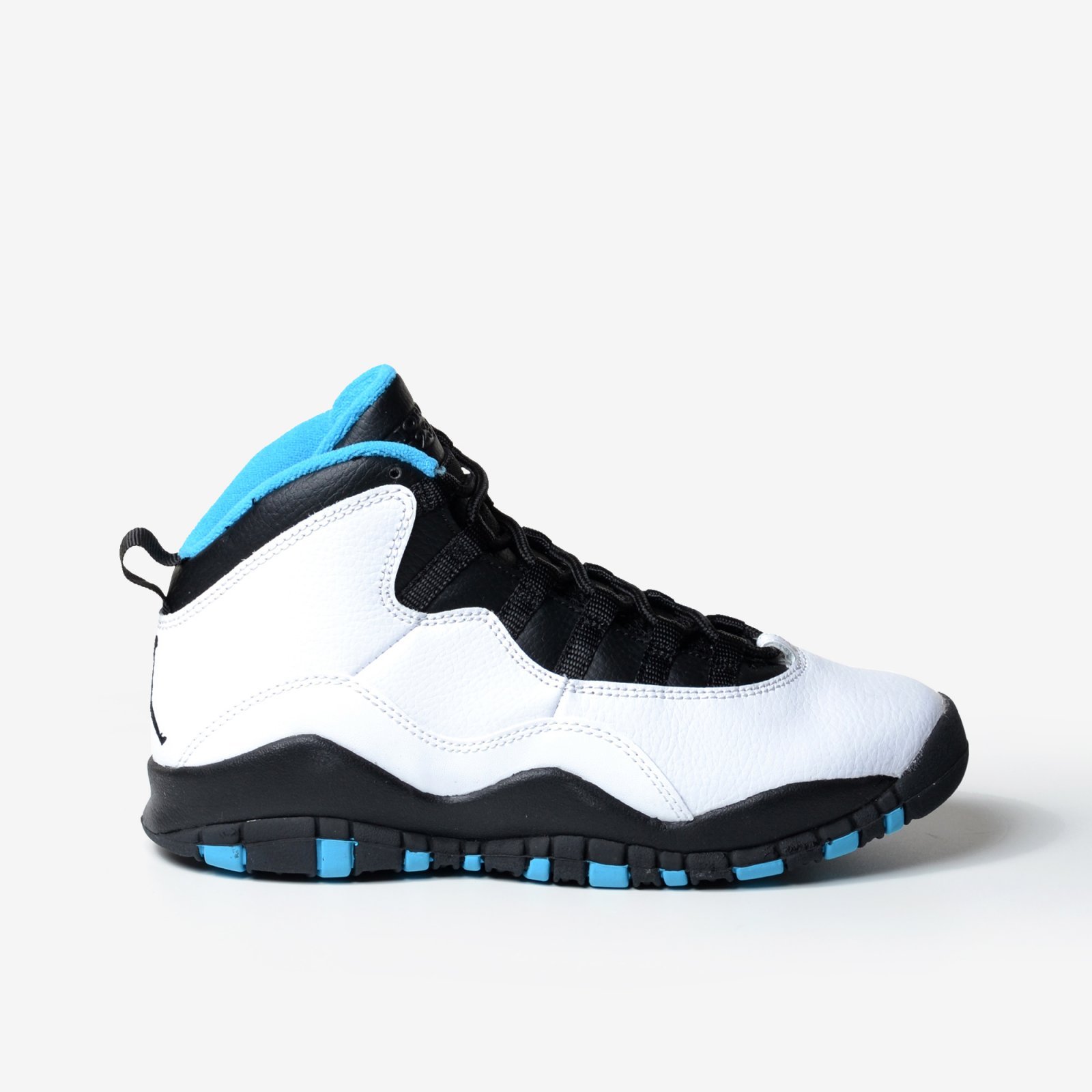 Air Jordan 10 Retro GS Powder Blue 2014 White Black X Nike Kid's DS 310806-106