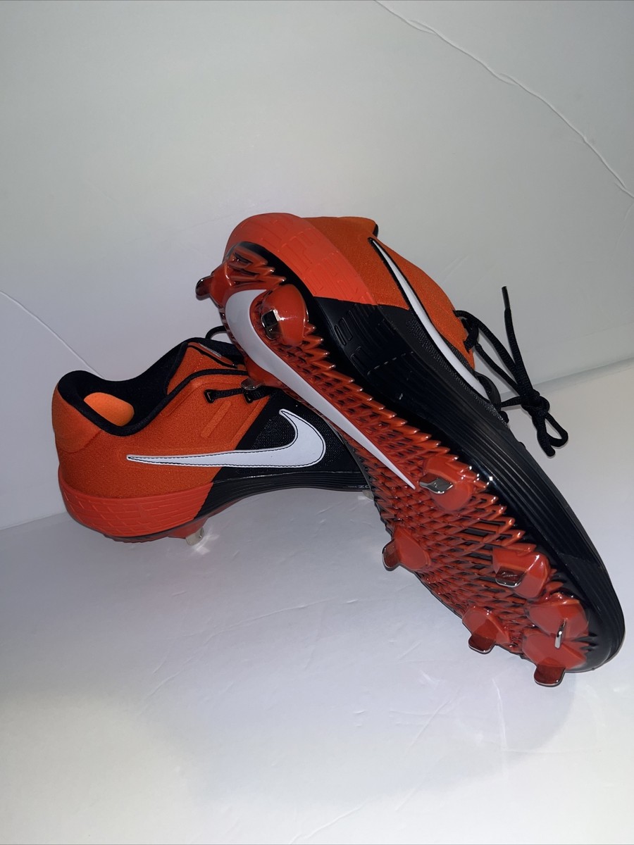 Nike Alpha Huarache Elite‎ 2 Orange/Black/White Baseball Cleats Sz 14 Nike Alpha Huarache Elite 2 Used & Clearance Cleats Online main image 4