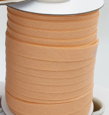 Double Fold Bias Tape Bias 1/2 Inch x 50 Yards Binding Tape Peach