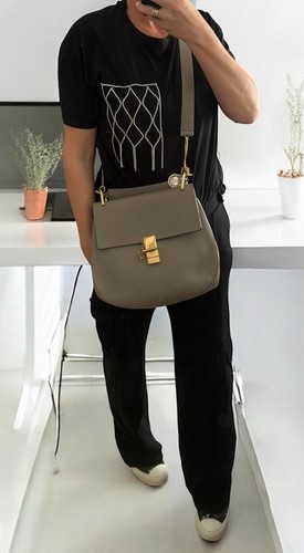 Chloe Drew Leder Taupe Kette - Bild 5 von 22