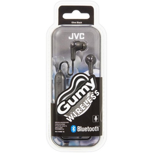 JVC HAFX9BT/BLACK Gumy Wireless Bluetooth Elastomer In Ear Headphones - Black - Picture 2 of 2