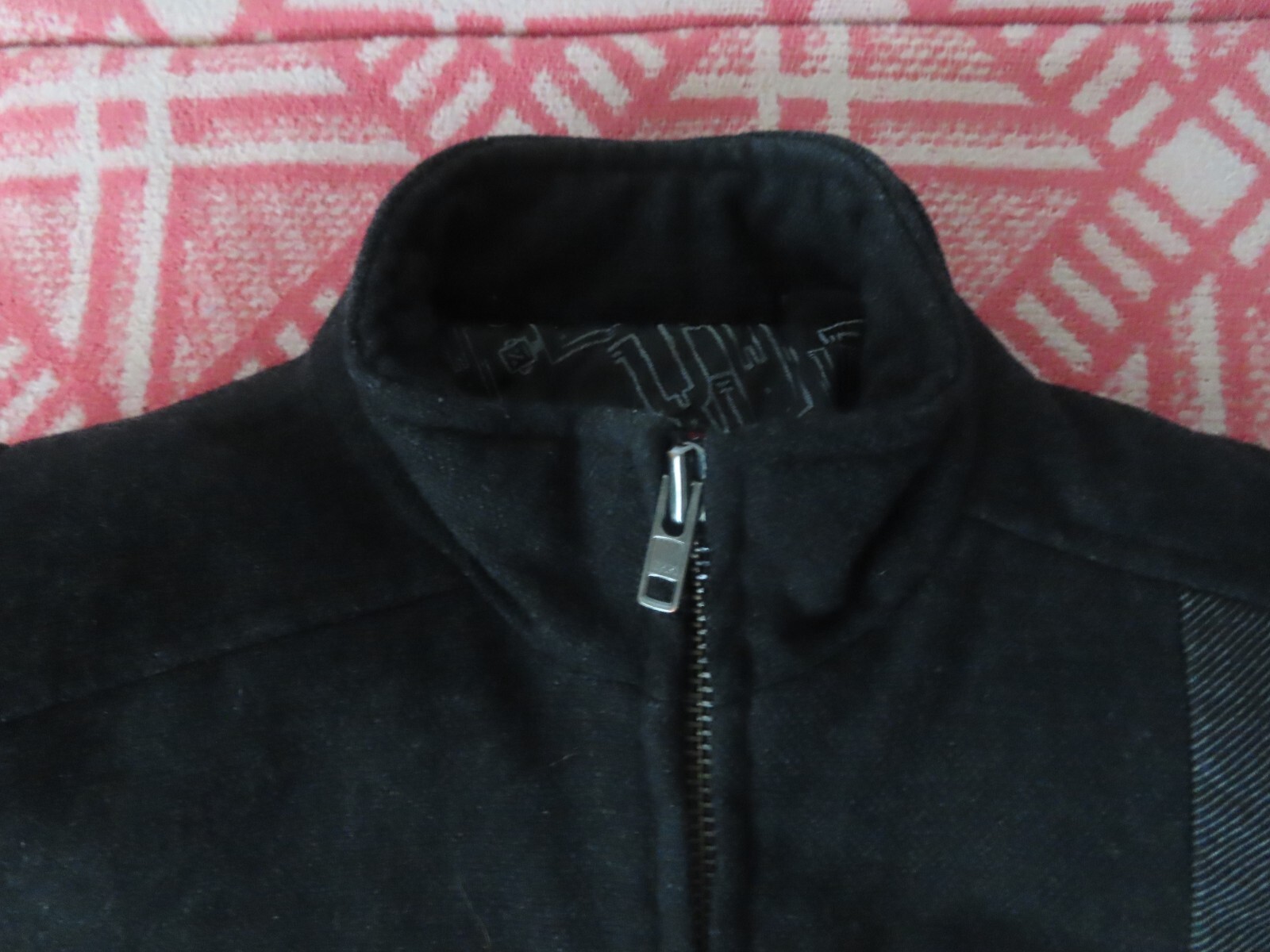 Desigual wool blend utility Patchwork Jacket sz 52 - image 5