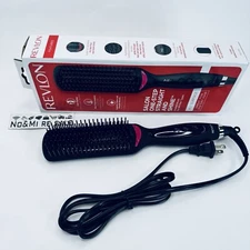 Revlon Hair Straightening and Styling Brush 4-1/2 in Black