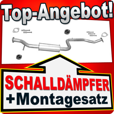 Mittelschalldämpfer für MITSUBISHI SPACE STAR 1.3 1.6 1.8 2001-2005 Auspuff