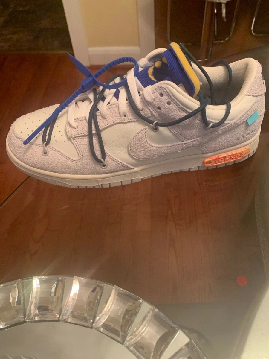 off white dunk lot 1 on feet