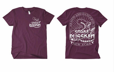Snake Plissken T-Shirt M2 FB Burgund  New York,Escape,Snake,Film,Kurt