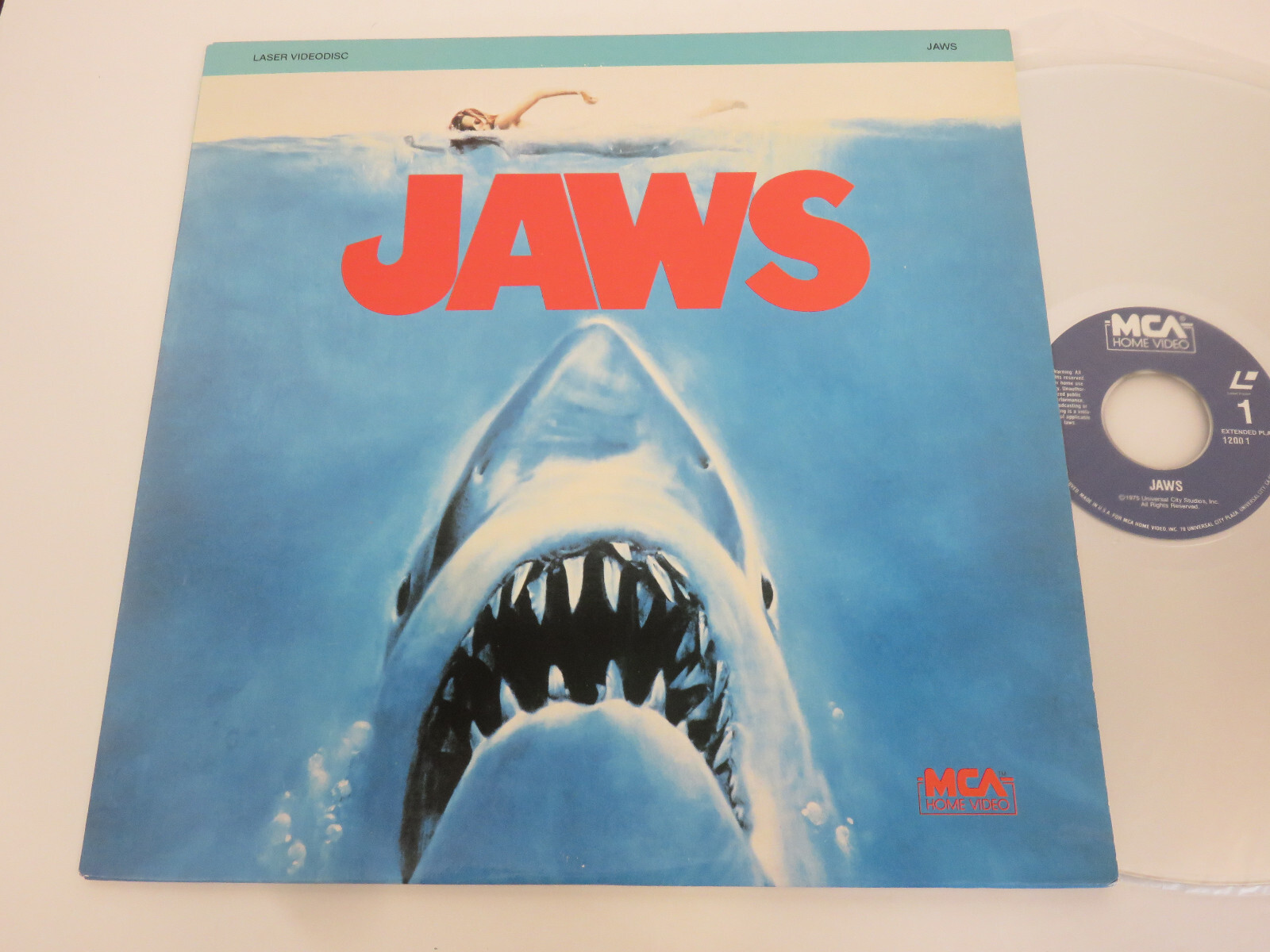 JAWS ORIGINAL RELEASE LASERDISC LASER DISC eBay