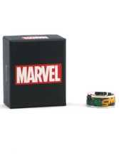 Incredible Hulk Stainless Steel Ring Size 10 Marvel Smash Silver Age New In Box