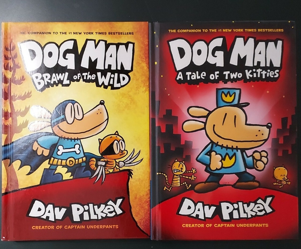 Lot Of 6 Dog Man Hardcover Books Dav Pilkey Comic Style Story Books Lot Of 6 Dog Man Hardcover Books Dav Pilkey Comic Style Story Books