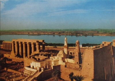 ''Cairo- The Mohamed Aly Mosque'' . Vintage Postcard from Egypt. 