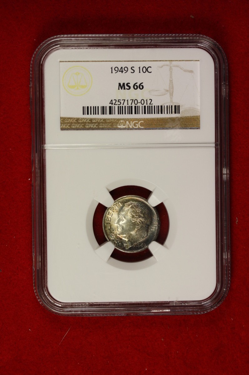 1949-S NGC MS66 ROOSEVELT DIME #E0964 | eBay
