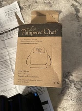 Pampered Chef Food Holder#1124-Designed for Microplane/Fine Grater-Brand New 