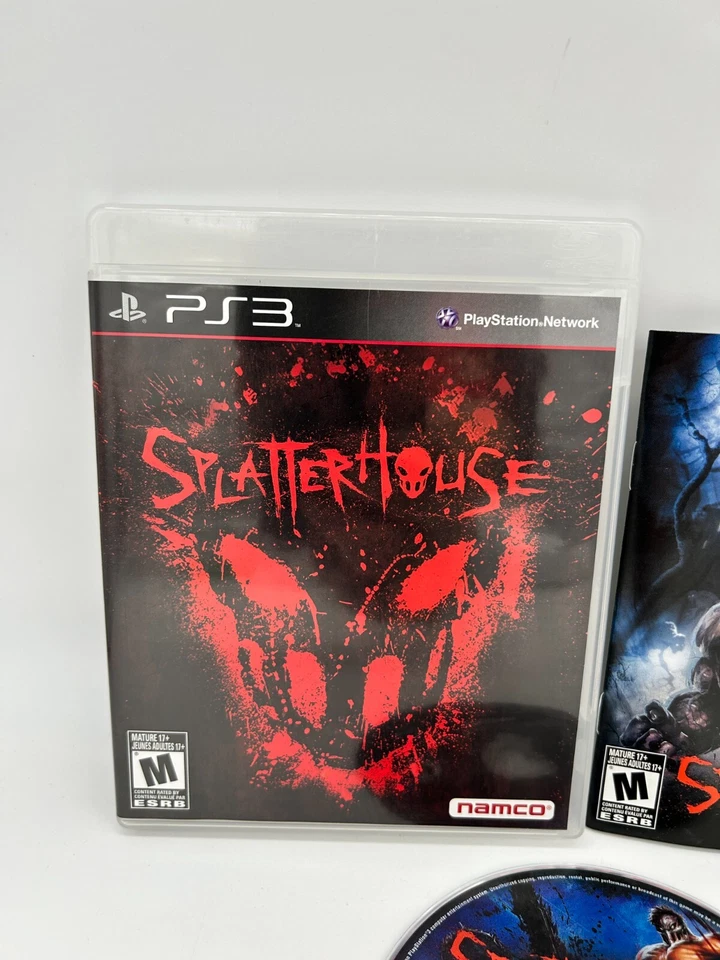 SPLATTERHOUSE Sony PlayStation 3 PS3 CIB Complete Box Manual Authentic Tested - Image 2 of 4