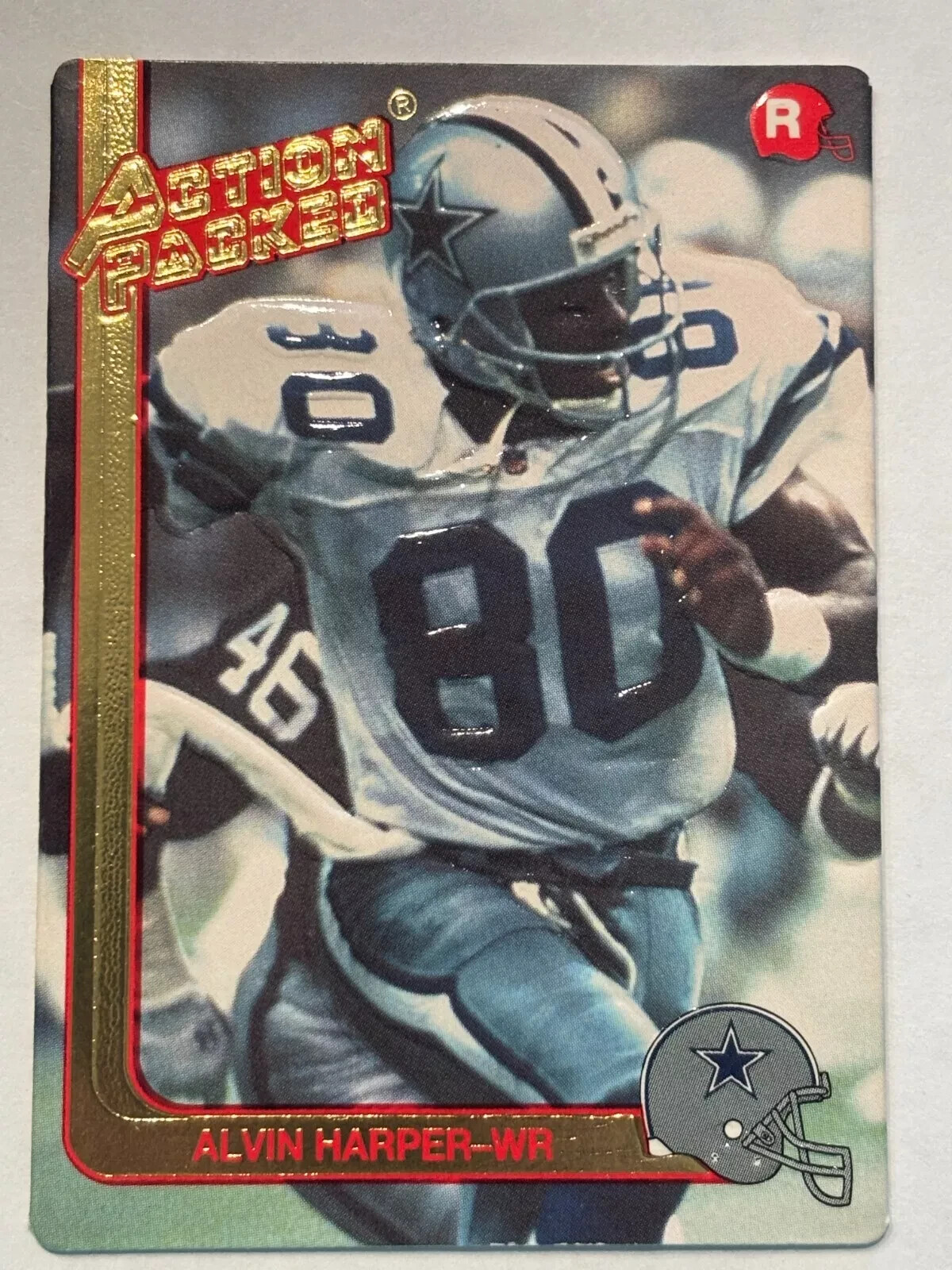 ALVIN HARPER DALLAS COWBOYS 1991 ACTION PACKED CARD# 8
