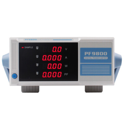 Digital Power Meter Intelligent Electrical Parameter Tester 600V 20A Bandwidth