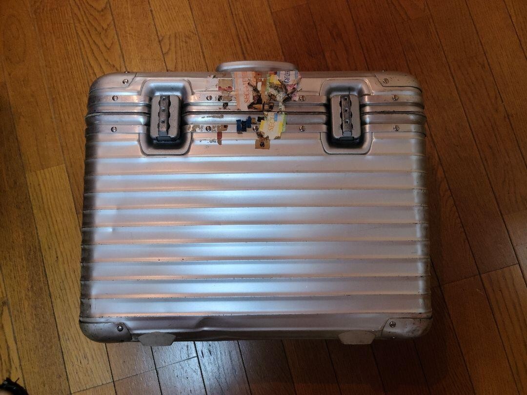 RIMOWA PILOT TROLLY 36L Silver Aluminium 2-wheels Carry Case