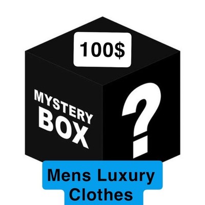 $100 Mystery Box Men's Luxury Designer Streetwear Surprise Bundle Size M