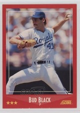 1988 Score Bud Black #313 1az3