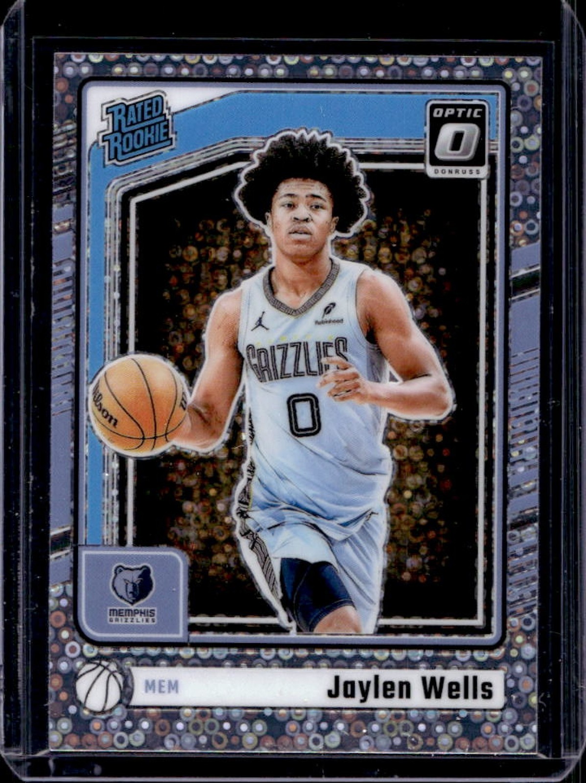 2024-25 Donruss Optic Jaylen Wells Rated Rookie Fast Break Holo RC #252