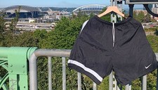 Nike Black/Red Label Rare Vintage 1997 Nylon Soccer Shorts Y2K Size Mens Medium