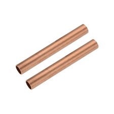 Copper Round Tube 13mm OD 1mm Wall Thickness 100mm Length Pipe Tubing 2 Pcs
