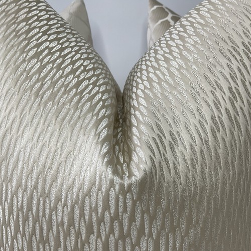 Luxury Cushion Cover Cream Wheat Scatter Throw Pillow Cover ASTRID Made To Order - Picture 9 of 14