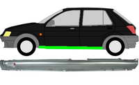 Vollschweller FüR Ford Fiesta1989 - 1997 5 TüRer Links