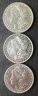 1879 O, 1880 O, and 1886 $1 Morgan Silver Dollars