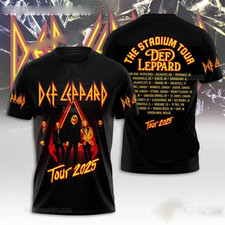 Def Leppard The Stadium Tour 2025 T-shirt Gift for Fans All Size S-5XL DO5198