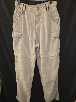 Redington Versi Fishing Pants - Mens Small 32 Gray Convertible Shorts - Hiking