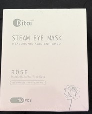 Steam Eye Mask, Heated Eye Mask for Sleep,Warm Compress with Hyaluronic Acid,Moi