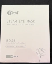 Steam Eye Mask, Heated Eye Mask for Sleep,Warm Compress with Hyaluronic Acid,Moi