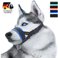Maulkorb Nylon Hunde Bellen Kauen Verhindern Anpassbar