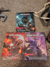 Dungeons  Dragons 5E Player  s Handbook, Dungeon Master  s Guide, Monster Manual