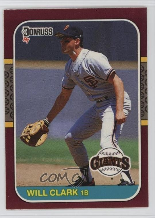 1987 Donruss Opening Day Box Set Will Clark #96 Rookie RC 12p5