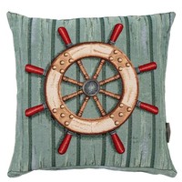 Sandner Steuerrad Gobelin-KissenhüLle Dekokissen Sofakissen Couchkissen 45X45Cm