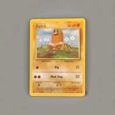 1995 diglett pokemon card value 47 102 1st Edition Diglett (47/102) - Base Set main image 1