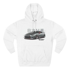 Nissan R35 Skyline Illustration Hoodie  JDM Sport Car Graphic