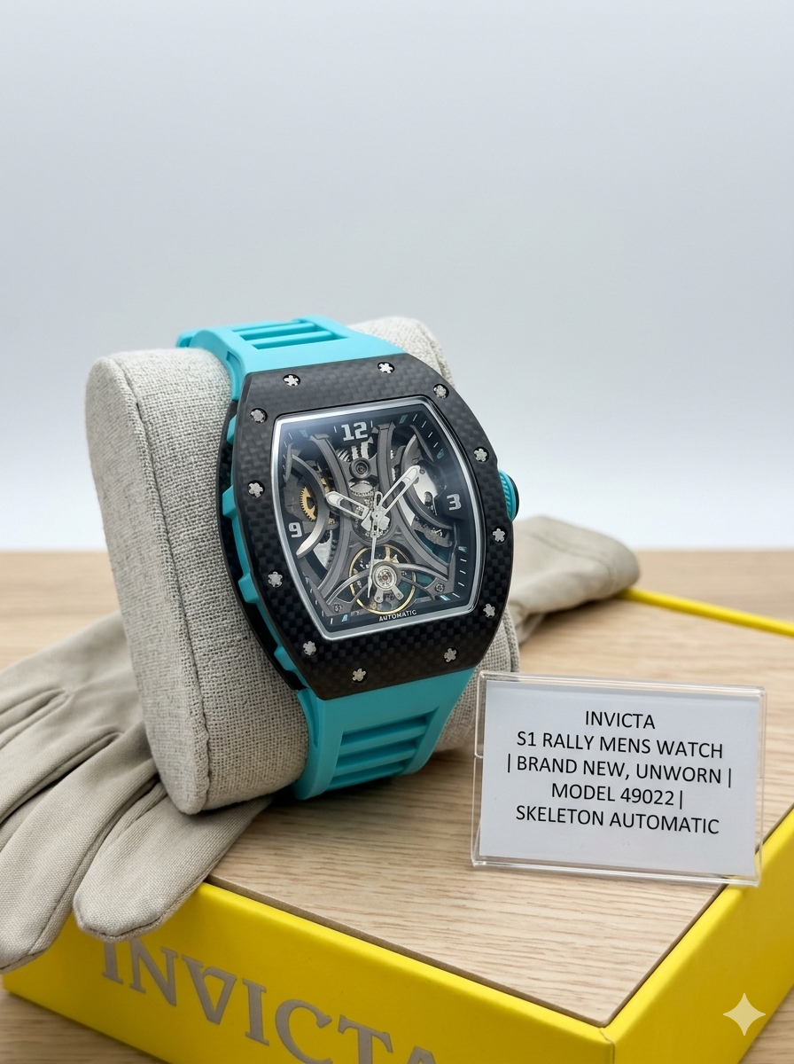 【新品】 インビクタ INVICTA S1 ラリー ブルー メンズ腕時計 Invicta S1 Rally Automatic Black Dial Blue Band Men's Watch 49022