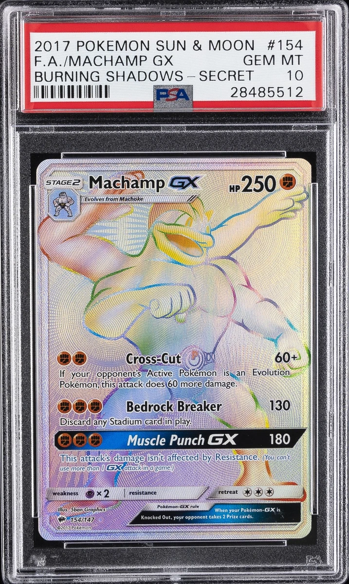 Machamp Pokémon TCG Professional Sports Authenticator (PSA) Grade