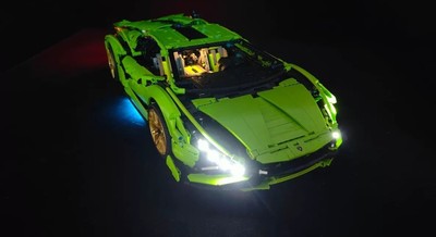 Für Lego Lamborghini SIAN 42115 FKP 37 LED-Beleuchtungsset Licht-Kit Akku-Box