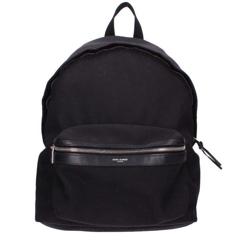 Zaino Saint Laurent Paris tela pelle cinturino regolabile usatotico