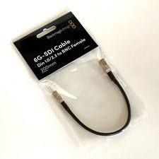 Blackmagic Design 6G-SDI Kabel Din 1,0/2,3 do gniazda BNC 200 mm