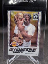 2017-18 Donruss Optic Basketball Shaquille O'Neal The Champ is Here