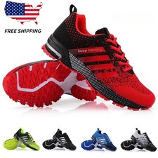 New Men's Lightweight Breathable Running Shoes Outdoor Sports Athletic Non-Slip