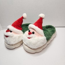 Santa Claus Fuzzy Slippers- Size 8 38-39 
