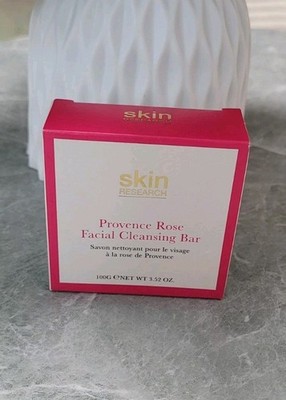 SKIN RESEARCH Provence Rose Facial Cleansing Bar *NEU* 100g Vegan Natural Care