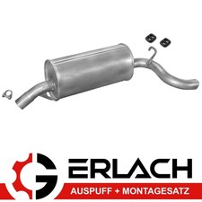 Endschalldämpfer für Opel Omega A Stufenheck 1.8 2.0 2.3 D 2.4 616