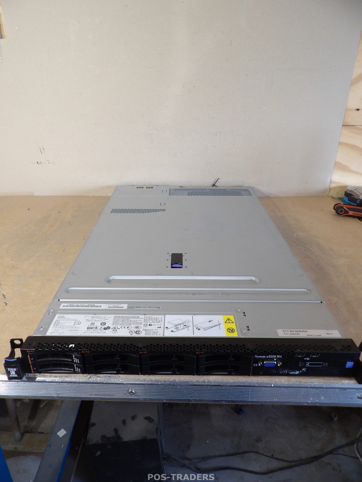 IBM System X3550 M4 Server - INCL 32GB RAM + 600GB HDD + 2X DPS-750AB-1 A PSU